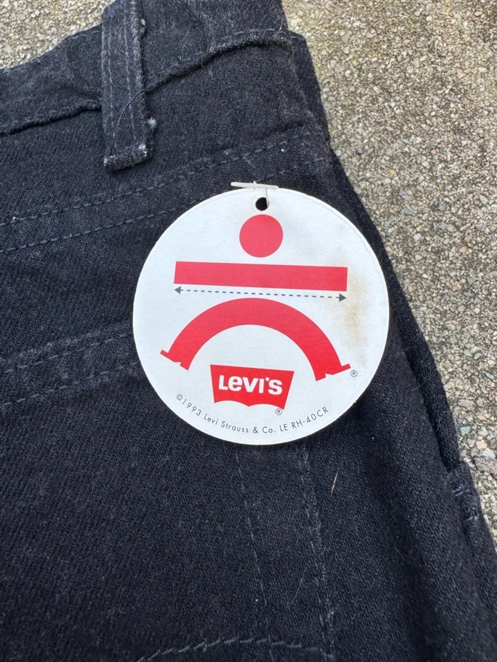Vintage 1994 Levi’s 545 Black Jeans Deadstock BNWT 40x32 USA Made